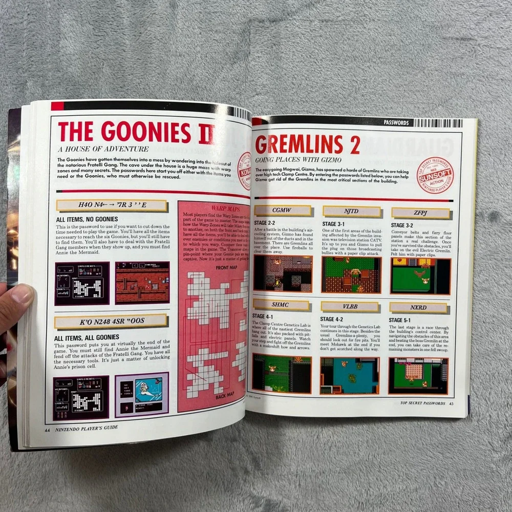 Nintendo Top Secret Passwords Players Guide NES SNES Game‎ Boy Good Vintage 1992